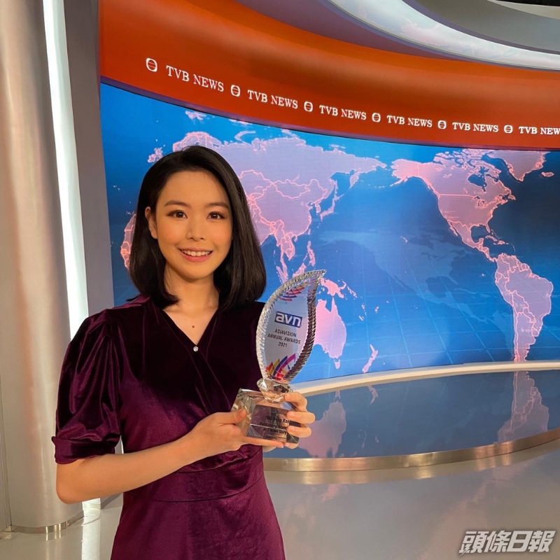 林婷婷近月開始兼任翡翠臺(tái)新聞主播。