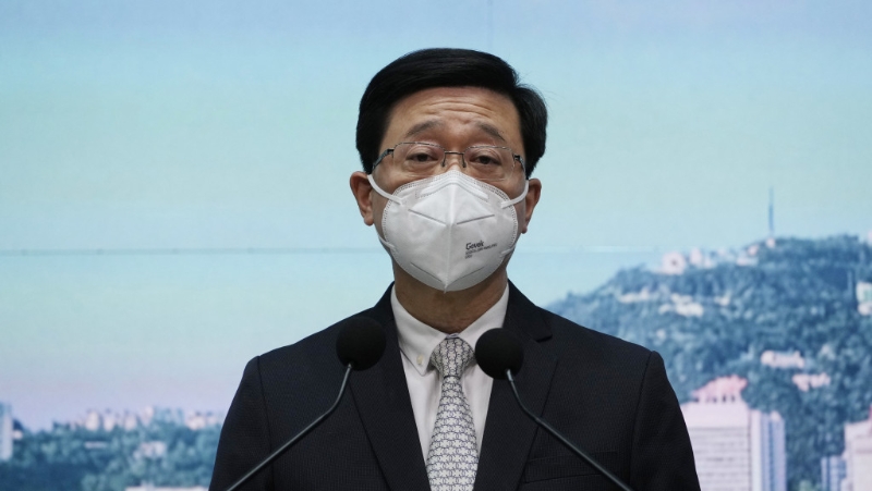 李家超指兩地有共識(shí)去推進(jìn)。 蘇正謙攝