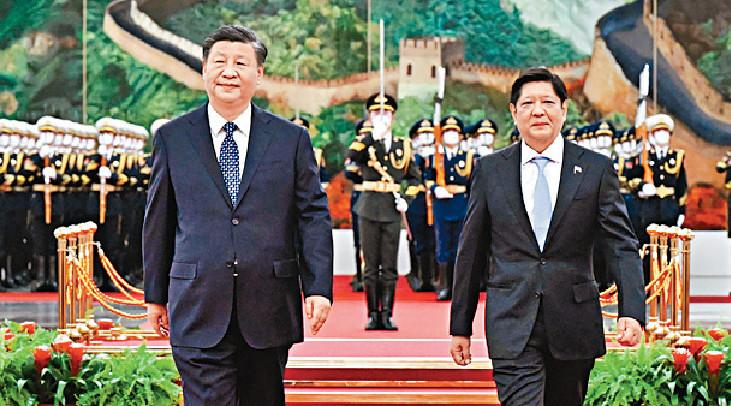 ■兩人就南海局勢交換意見。