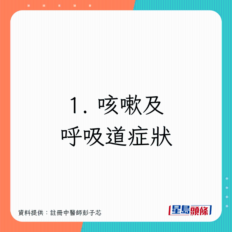 長新冠調(diào)理食療，紓緩咳嗽、疲累、腸胃不適癥狀