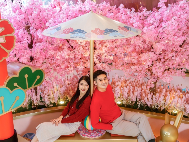 沖繩祈願花燈樹。