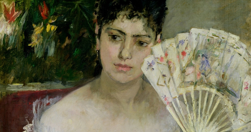 femme-&agrave;-l&eacute;ventail-ou-au-bal