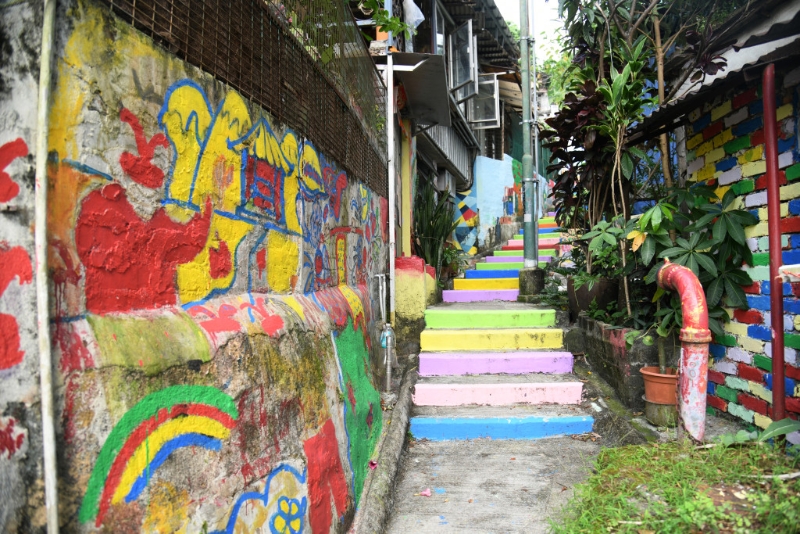 光板田村位於荃灣。