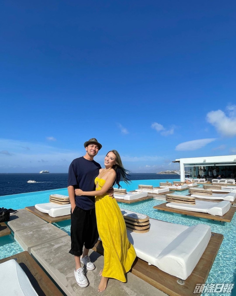 楊洛婷與老公Tim結(jié)婚多年。