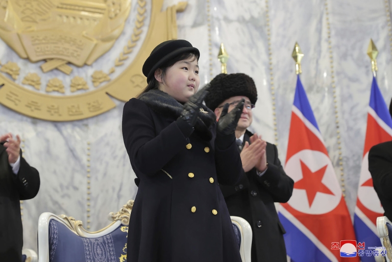 朝中社形容金主愛是金正恩心愛的女兒。
