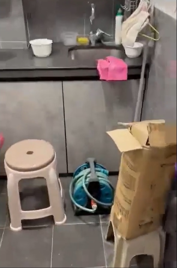 廚房鋅盤位置。 香港江湖日報FB群組