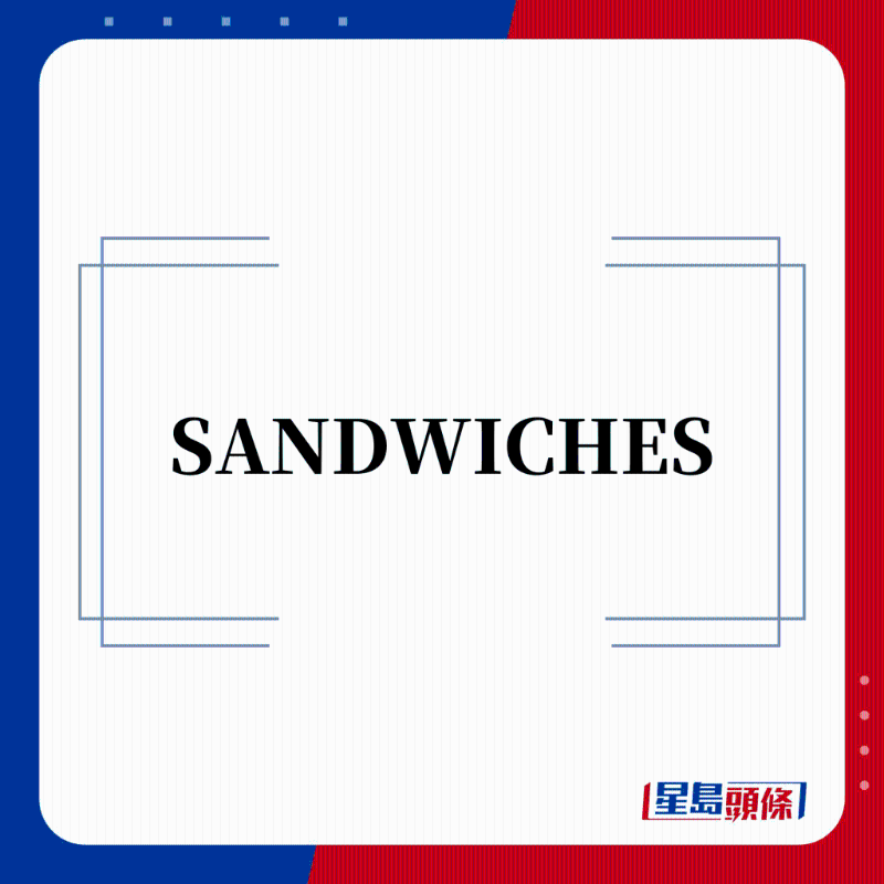 美國Eggslut餐牌&mdash;&mdash;SANDWICHES