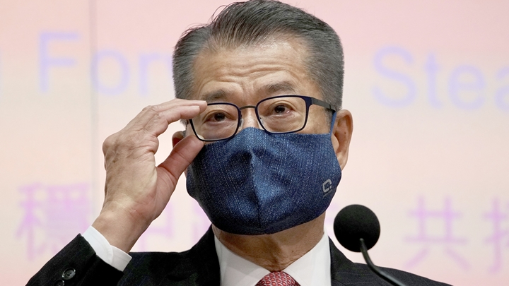 陳茂波稱政府將全力加速科技創(chuàng)新及應用。 資料圖片