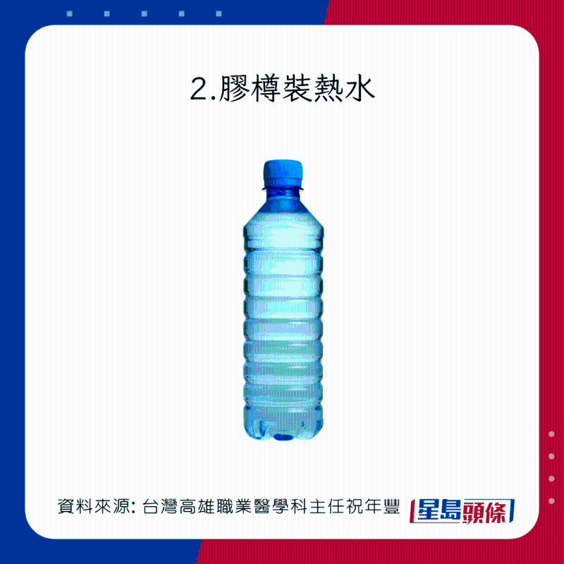 6大錯(cuò)誤飲用習(xí)慣:膠樽裝熱水