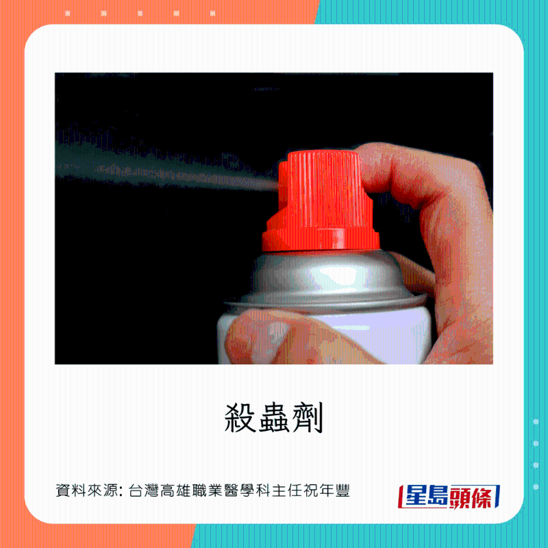 含有環(huán)境荷爾蒙的日常用品:殺蟲劑