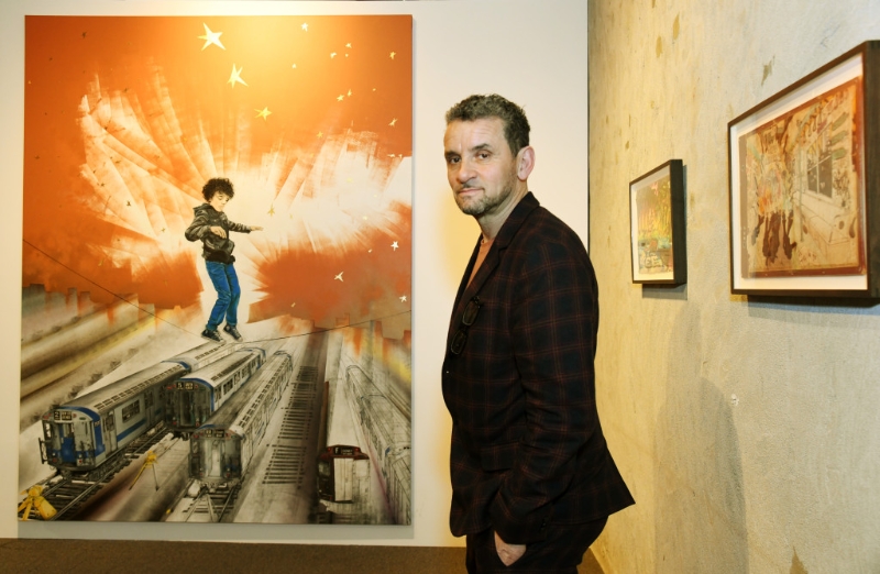 Lee Qui&ntilde;ones以作品紀(jì)念自己跟兒子踏上冒險旅程的14歲。