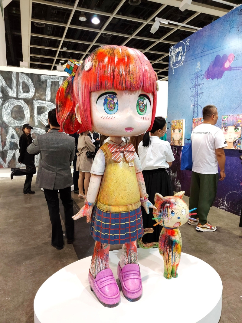 來自東京的畫廊Kaikai KIki展品之一。