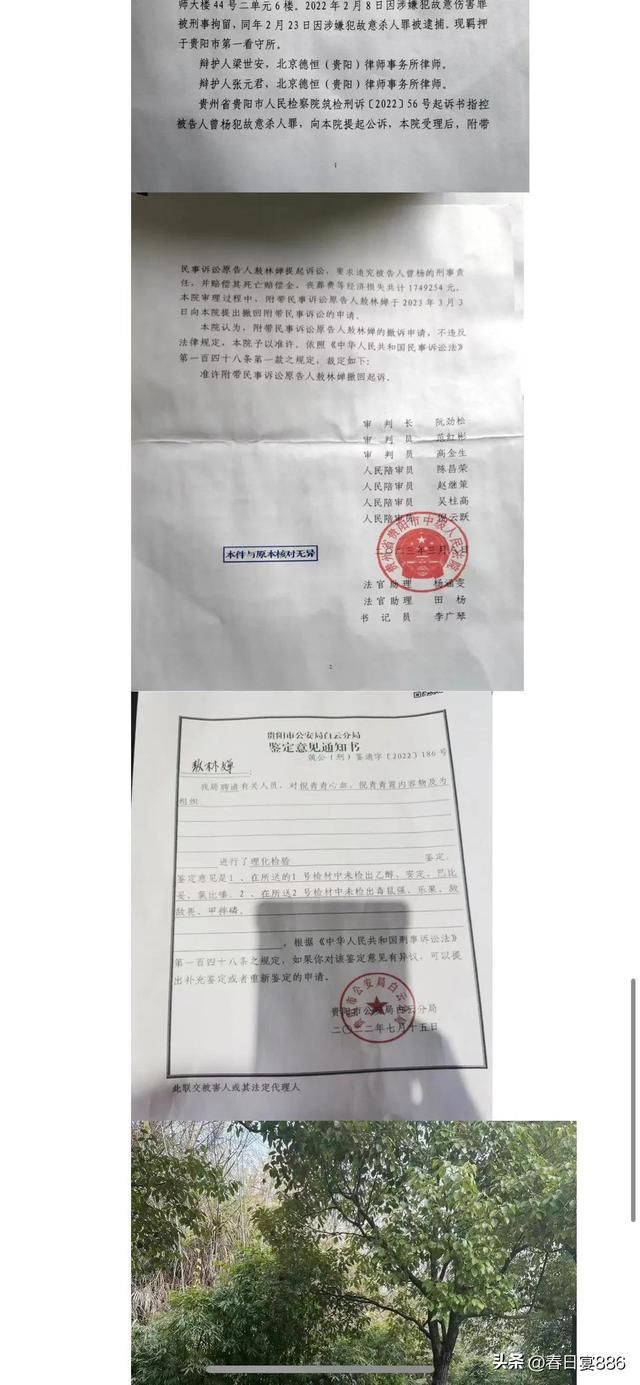 受害人母親發(fā)布裁決書等文件