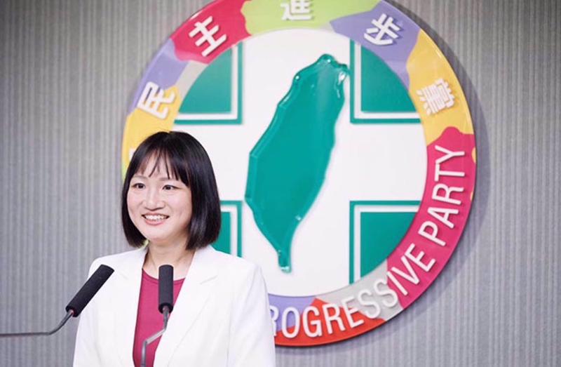 民進(jìn)黨發(fā)言人謝佩芬 民進(jìn)黨發(fā)言人謝佩芬