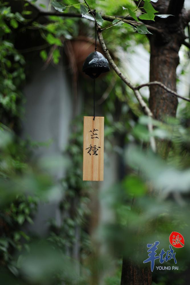 店內(nèi)天井布置了不少綠植，讓游人可以放松下來。