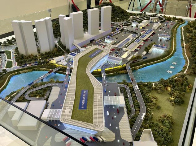 蓮塘口岸沙盤模型