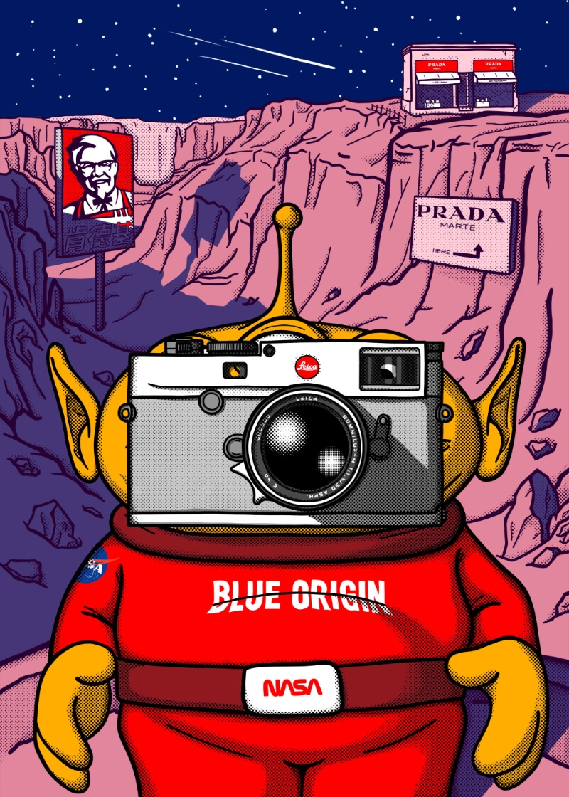 人類即使移民到火星，仍繼續(xù)過著與地球無異的生活。