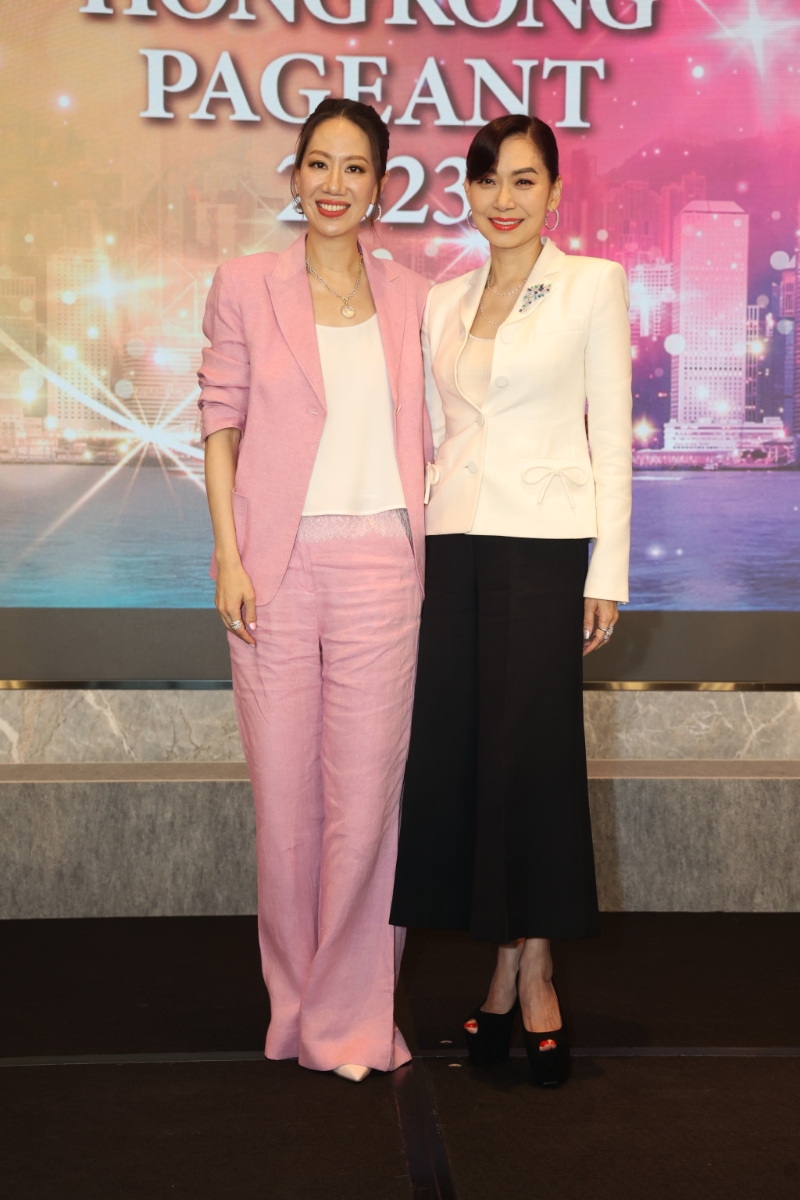 汪詩詩（左）與鄺美云將為決賽擔(dān)任大會(huì)評(píng)審，選出當(dāng)晚的冠亞季軍得主。