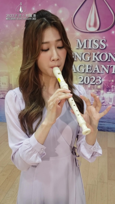 黃泳嘉的牧童笛表演娛樂性豐富。