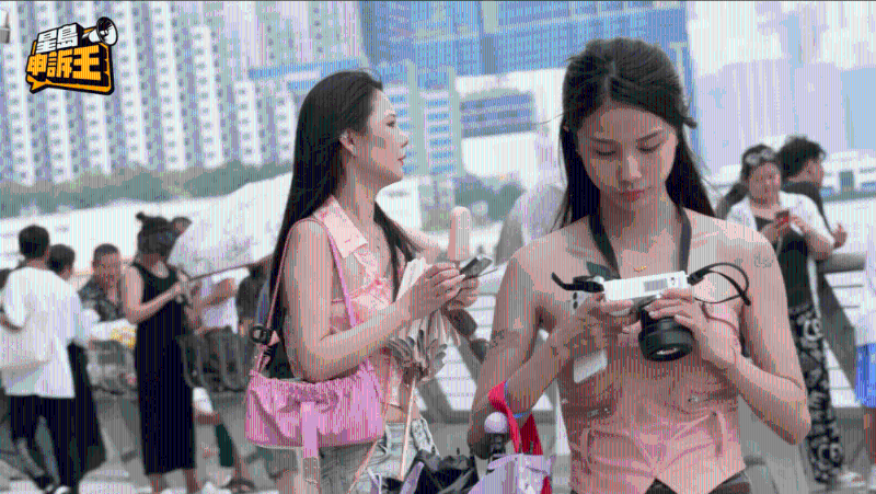 天氣炎熱，女士難免著得清涼一點。