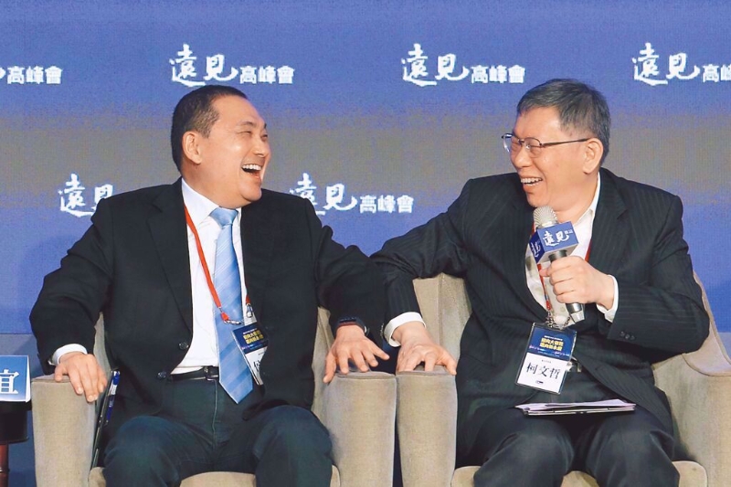 侯友宜與柯文哲(右) 侯友宜與柯文哲(右)