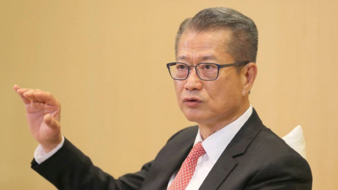 財政司司長陳茂波。 財政司司長陳茂波。