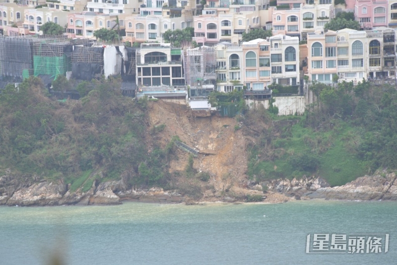 72號屋被屋宇署指出有明顯危險，已疏散有關占用人。 楊偉亨攝