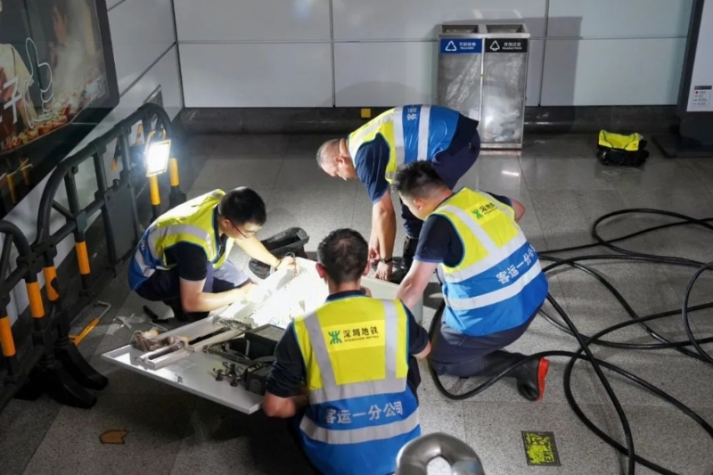 設施曾經(jīng)嚴重入水，需要長時間修復（圖片來源：深圳地鐵）