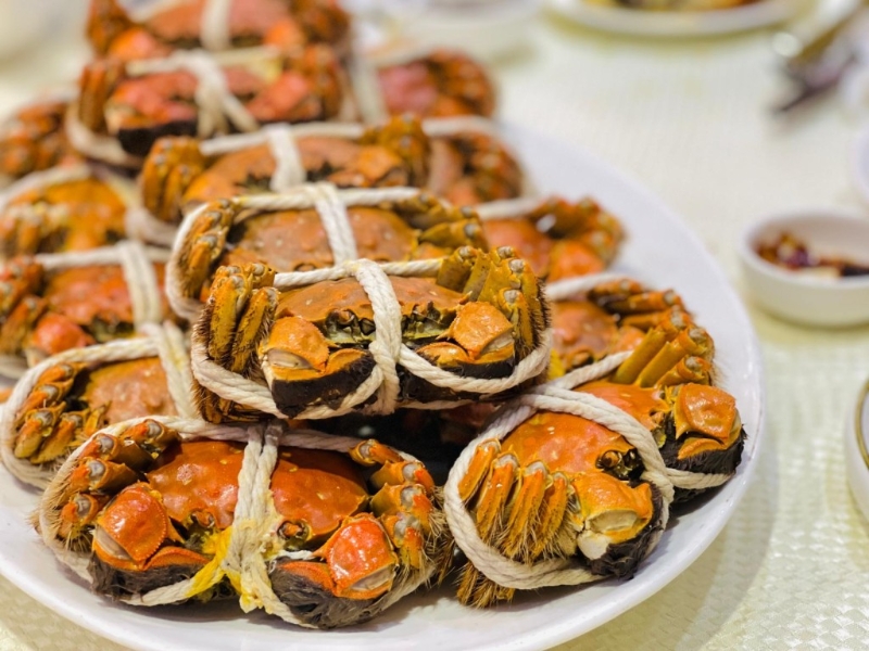 可選清蒸大閘蟹、太雕蒸大閘蟹及鹽焗大閘蟹3種煮法。