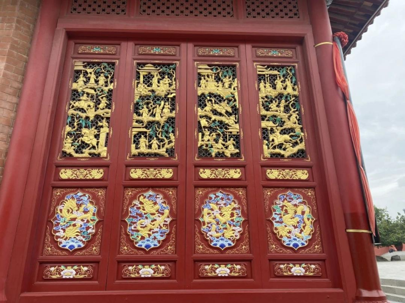 玄武山古戲臺碣石木雕