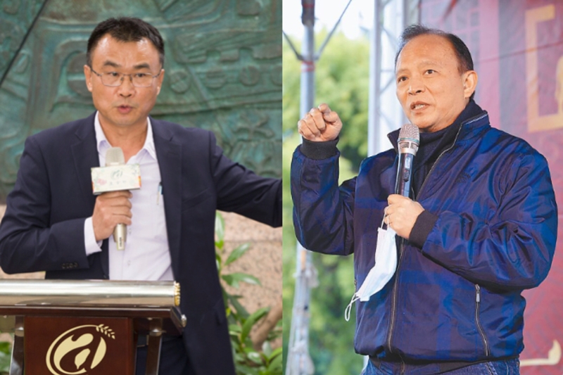 陳吉仲（左）林聰賢（右）皆在19日請(qǐng)辭獲準(zhǔn)。