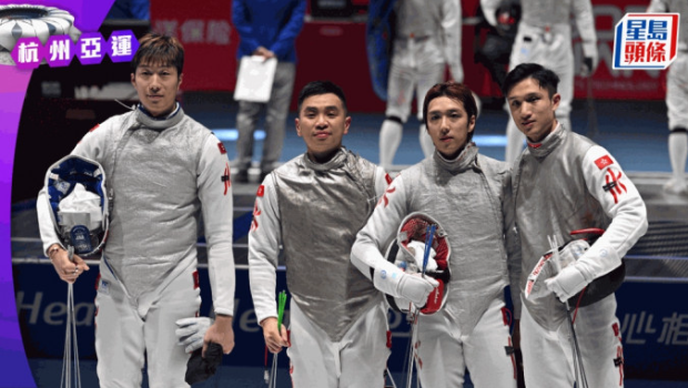 張家朗未能挽回?cái)【?，港?duì)男花劍團(tuán)體賽力戰(zhàn)負(fù)韓國(guó)得銅牌