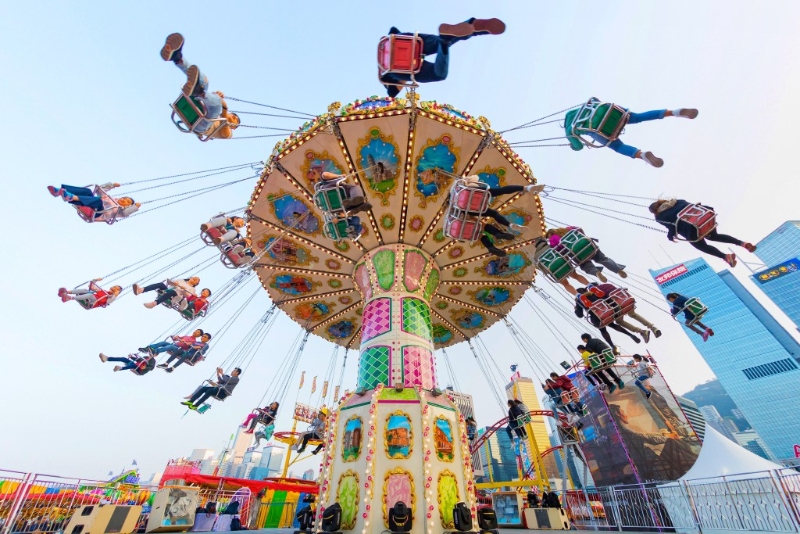 中環(huán)AIA嘉年華將會(huì)有超過25個(gè)機(jī)動(dòng)游戲。