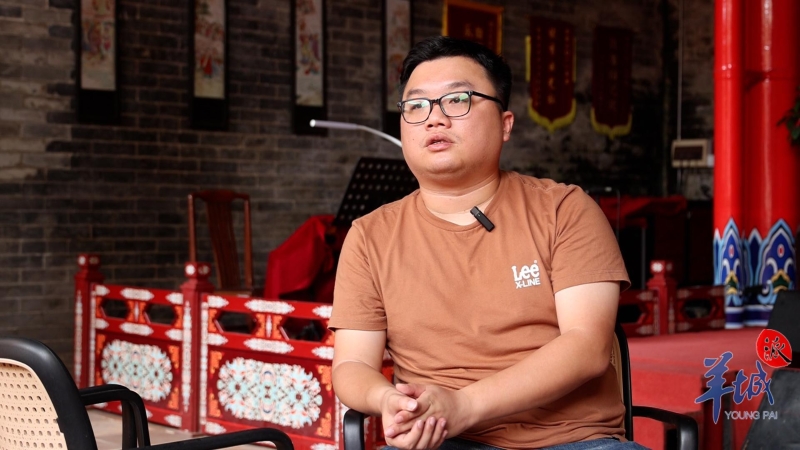 順德區(qū)大良街道升平魚燈協(xié)會會長劉鏗