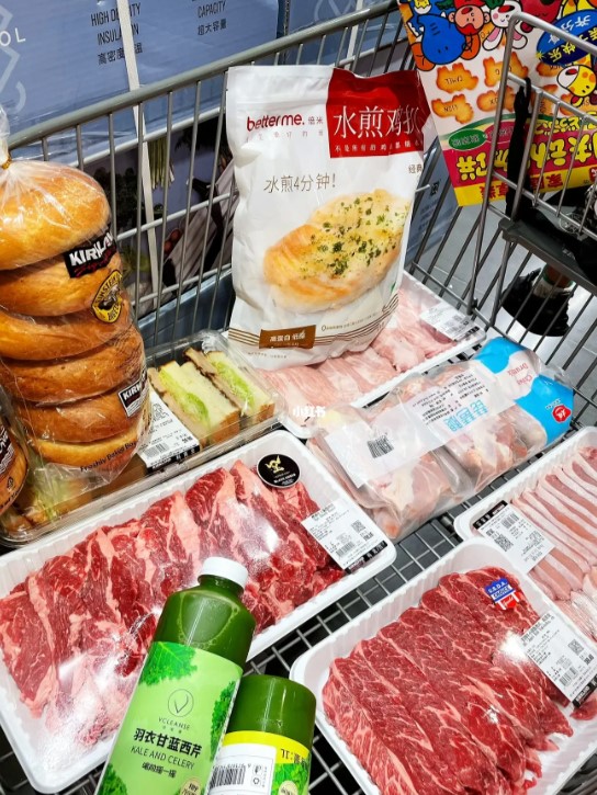Costco開市客發(fā)售產品種類繁多，各款急凍食品、面包及凍肉等當然也可找到。 （圖片來源：小紅書）