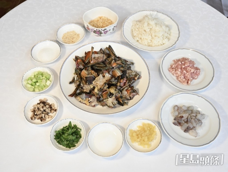 乾隆泡飯的材料豐富。