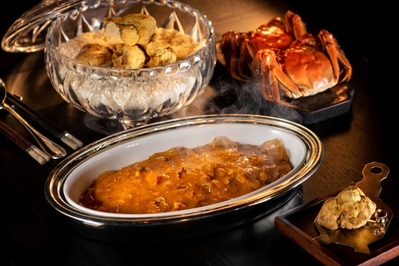 彤福軒貴氣大閘蟹餐。