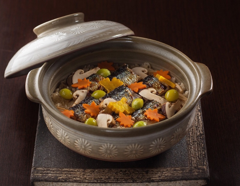 秋刀魚釜飯伴雜菌 秋刀魚釜飯伴雜菌