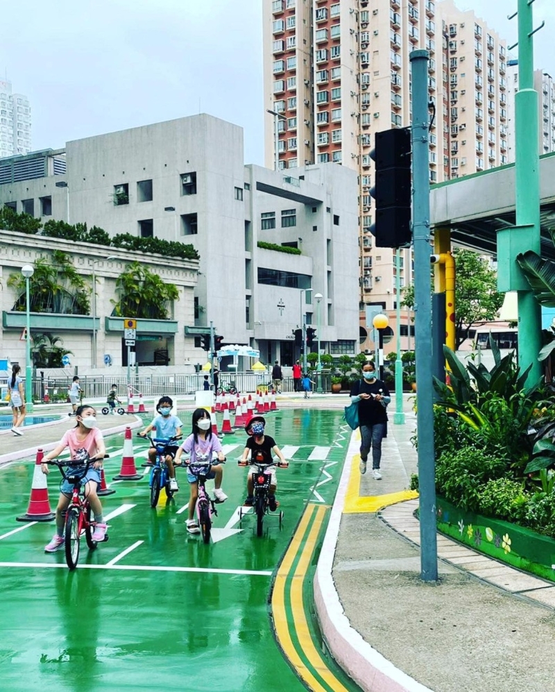 沙田交通安全公園 模擬真實(shí)道路環(huán)境 沙田交通安全公園 模擬真實(shí)道路環(huán)境