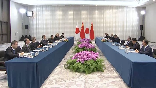 中日峰會(huì)現(xiàn)場。