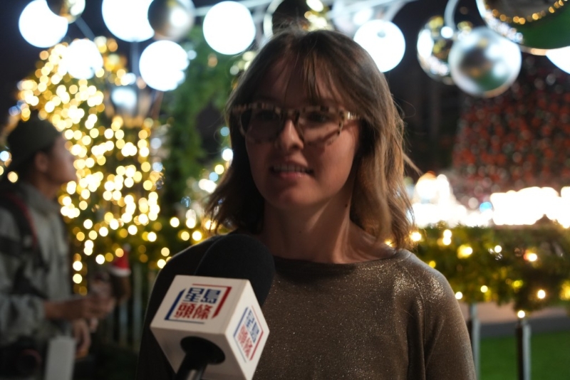 Shelby最喜歡香港的點心。 吳艷玲攝