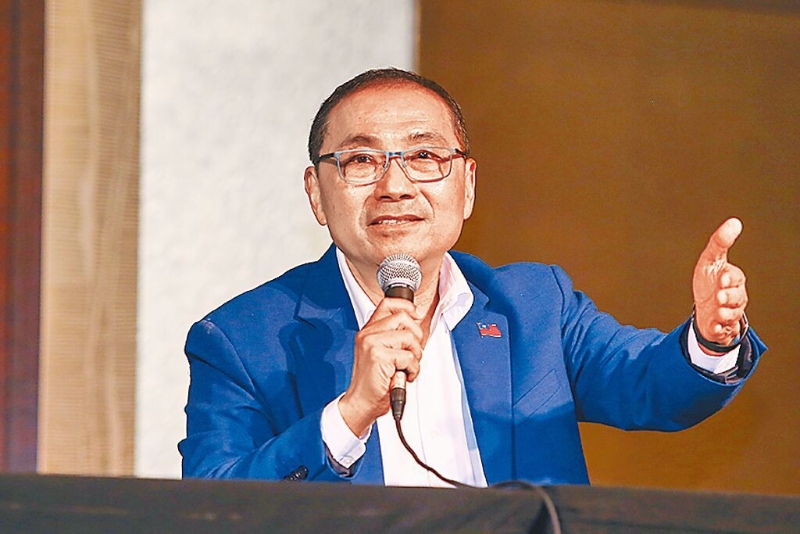 在野整合23日在君悅飯店會(huì)談，侯友宜談判過(guò)程犀利，即使藍(lán)白合破局，反而大吸支持度。