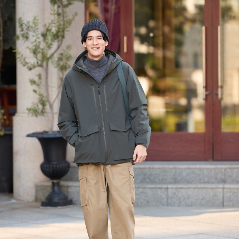 男女通用Hybrid羽絨連帽外套、原價(jià)$899、感謝價(jià)$699、U。