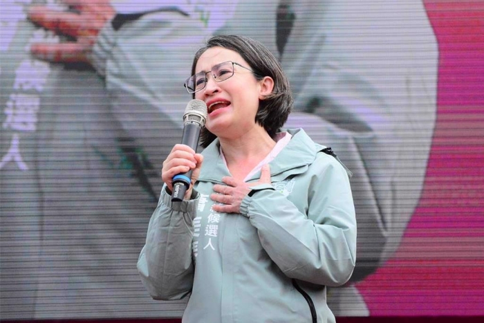民進(jìn)黨副領(lǐng)導(dǎo)人候選人蕭美琴。