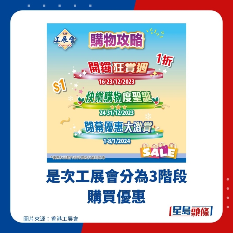 是次工展會分為3階段購買優(yōu)惠