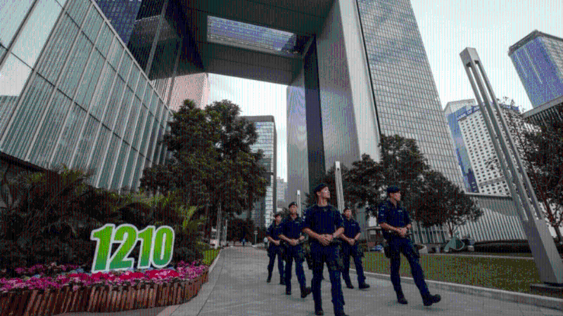 警方于投票日將到多區(qū)高姿態(tài)巡邏反恐