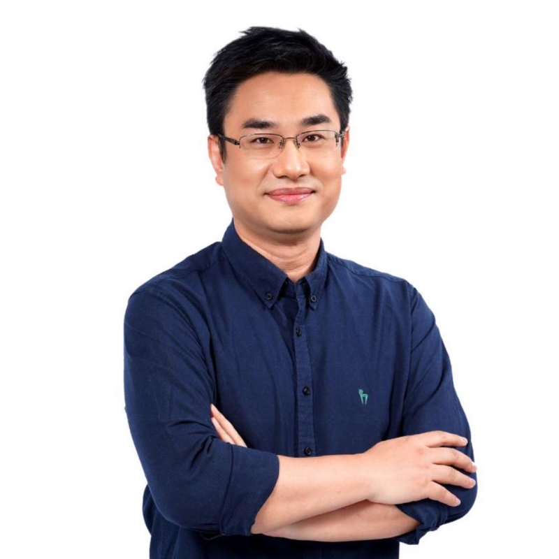 區(qū)議會中區(qū)直選候選人謝戰(zhàn)。