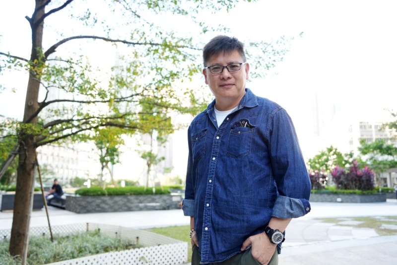 屯門西候選人鄧德成訪問。 吳艷玲攝