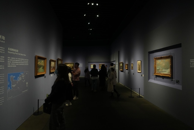 展出了現(xiàn)實(shí)主義、巴比松畫(huà)派、印象派等不同風(fēng)格畫(huà)作。