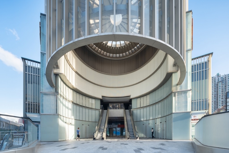 中洲灣隨處可見(jiàn)科技元素。